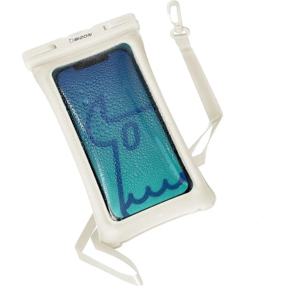 Etui wodoszczelne Bizon Case Hydrofloat ecru
