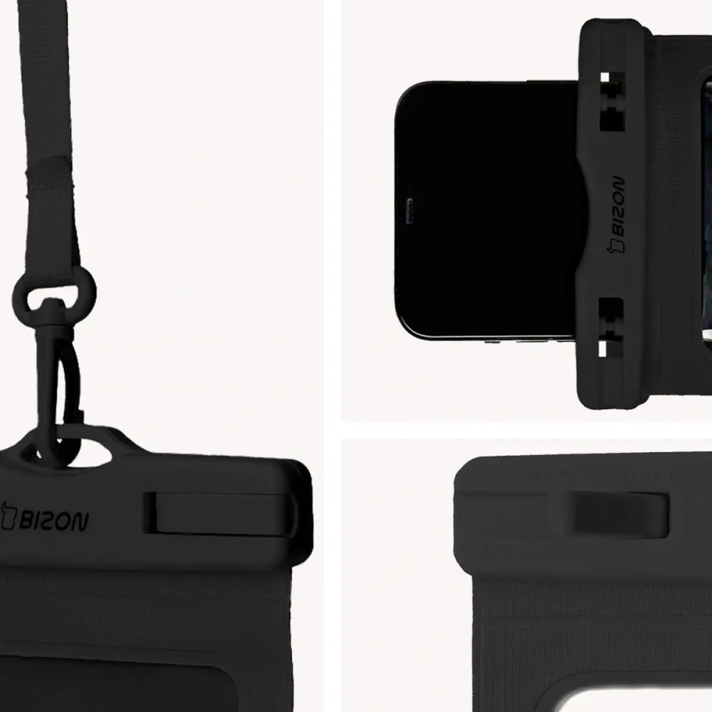 Etui wodoszczelne Bizon Case Hydrowrap [2 PACK] czarne