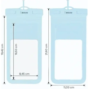 Kup Etui wodoszczelné Bizon Case Hydrowrap [2 PACK] světle modré - BIZ4723 - {ean13} - Sklep Home Screen