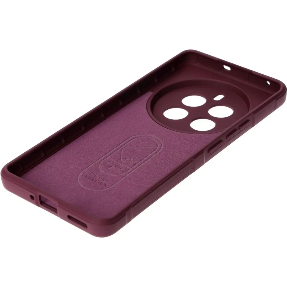 Pancerne etui Bizon Case Tur do Realme 12 Pro / 12 Pro+ ciemnofioletowe