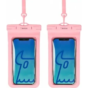Kup Etui wodoszczelne Bizon Case Hydrowrap [2 PACK] różowe - BIZ4739 - {ean13} - Sklep Home Screen