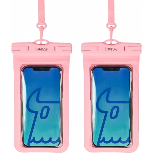 Kup Etui wodoszczelne Bizon Case Hydrowrap [2 PACK] růžové - BIZ4739 - {ean13} - Sklep Home Screen