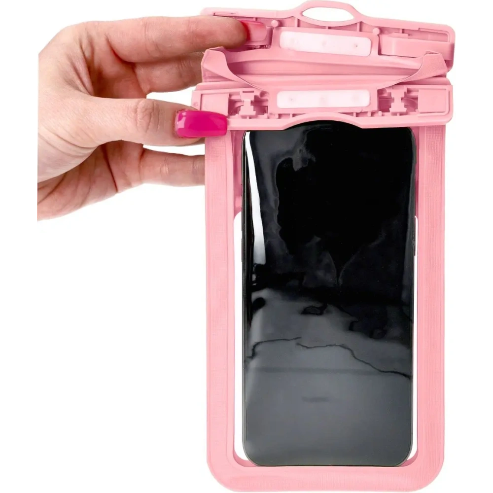 Etui wodoszczelne Bizon Case Hydrowrap [2 PACK] różowe