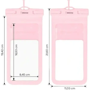 Kup Etui wodoszczelne Bizon Case Hydrowrap [2 PACK] růžové - BIZ4739 - {ean13} - Sklep Home Screen