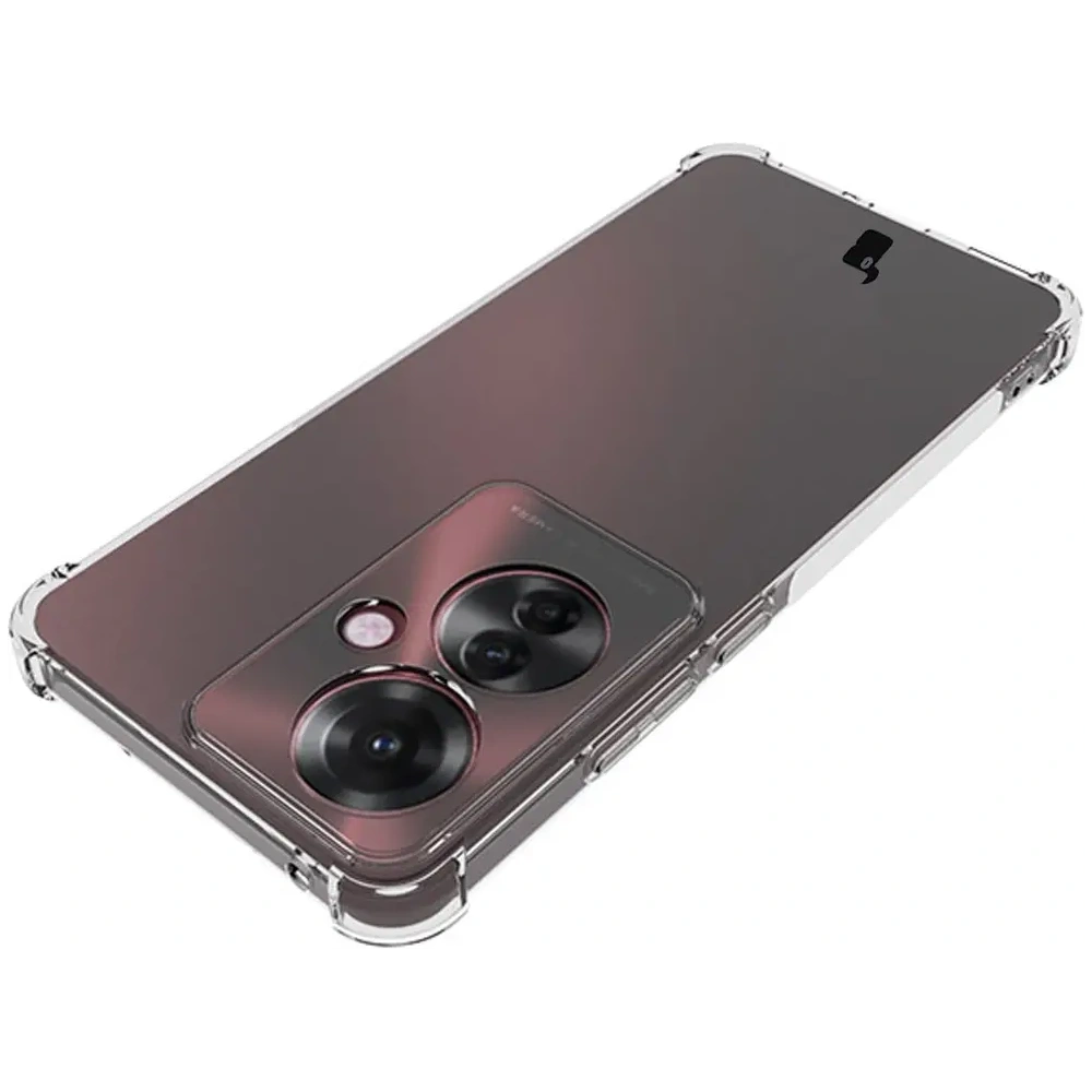 Etui Bizon Case Salpa do Oppo Reno11 F 5G przezroczyste