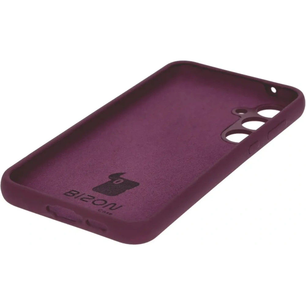Etui silikonowe Bizon Soft Case do Samsung Galaxy A55 5G ciemnofioletowe