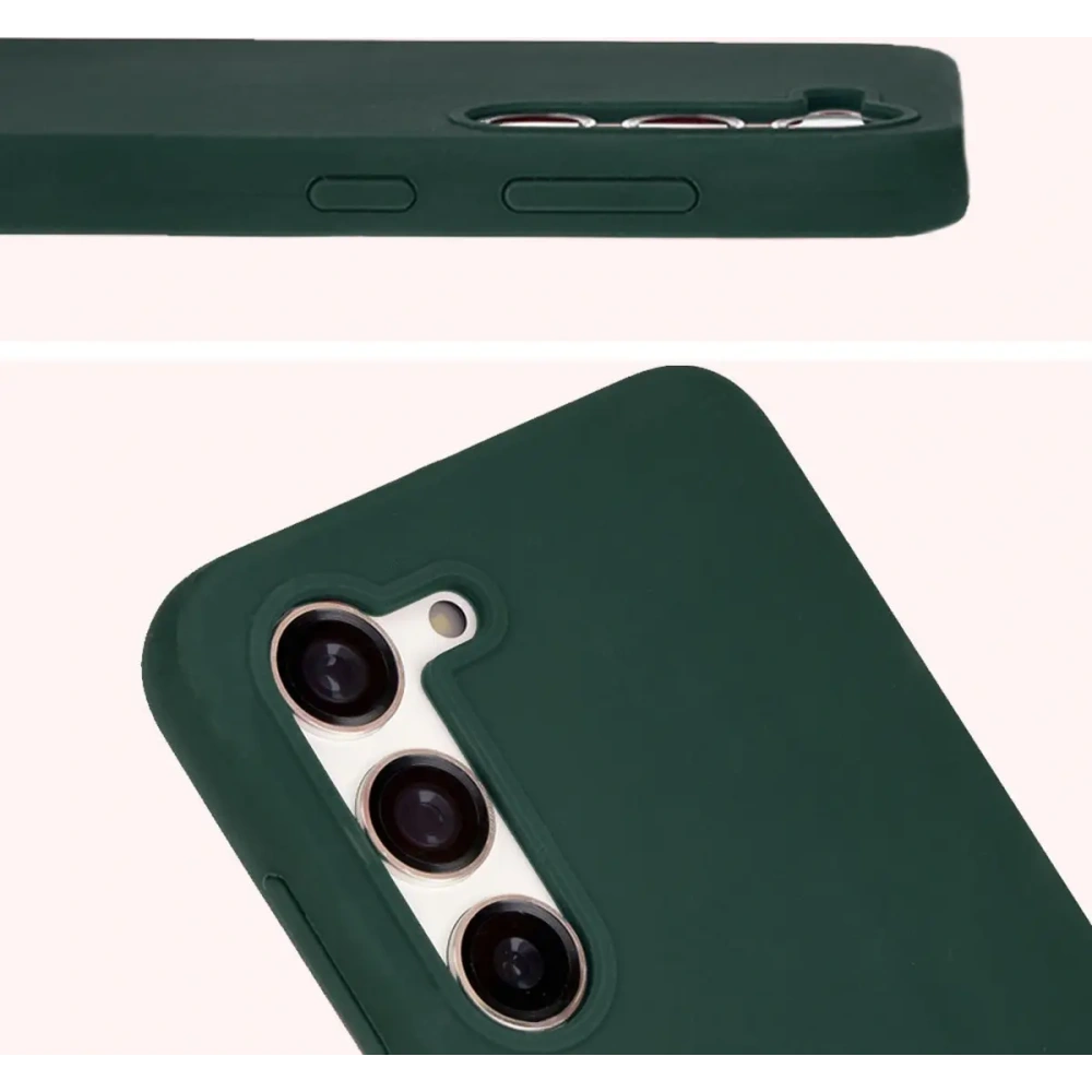 Etui silikonowe Bizon Soft Case do Samsung Galaxy S23 ciemnozielone