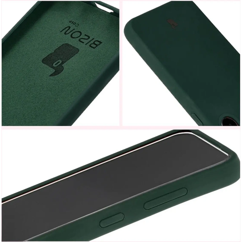 Etui silikonowe Bizon Soft Case do Samsung Galaxy S23 ciemnozielone