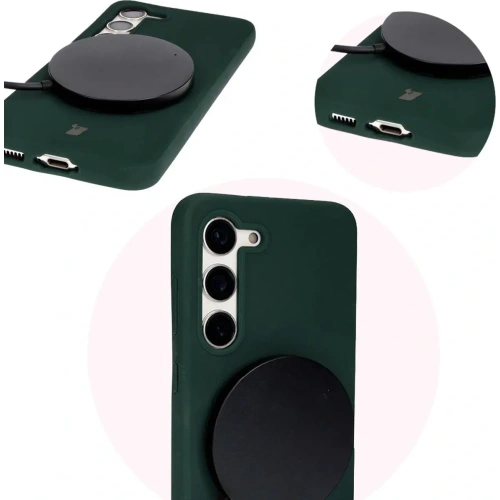 Kup Bizon Soft Case Samsung Galaxy S23 dunkelgrün - BIZ5318 - {ean13} - Sklep Home Screen