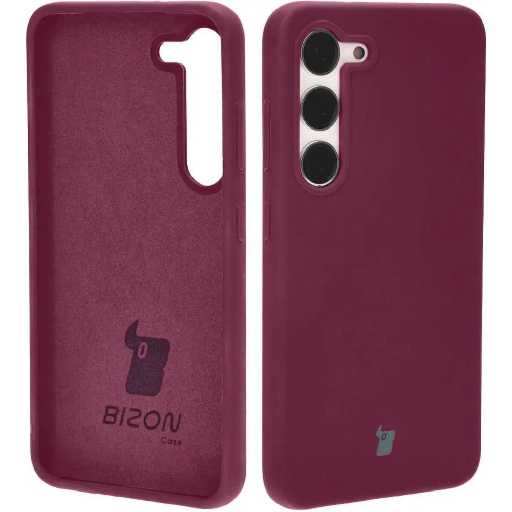 Etui silikonowe Bizon Soft Case do Samsung Galaxy S23 ciemnofioletowe