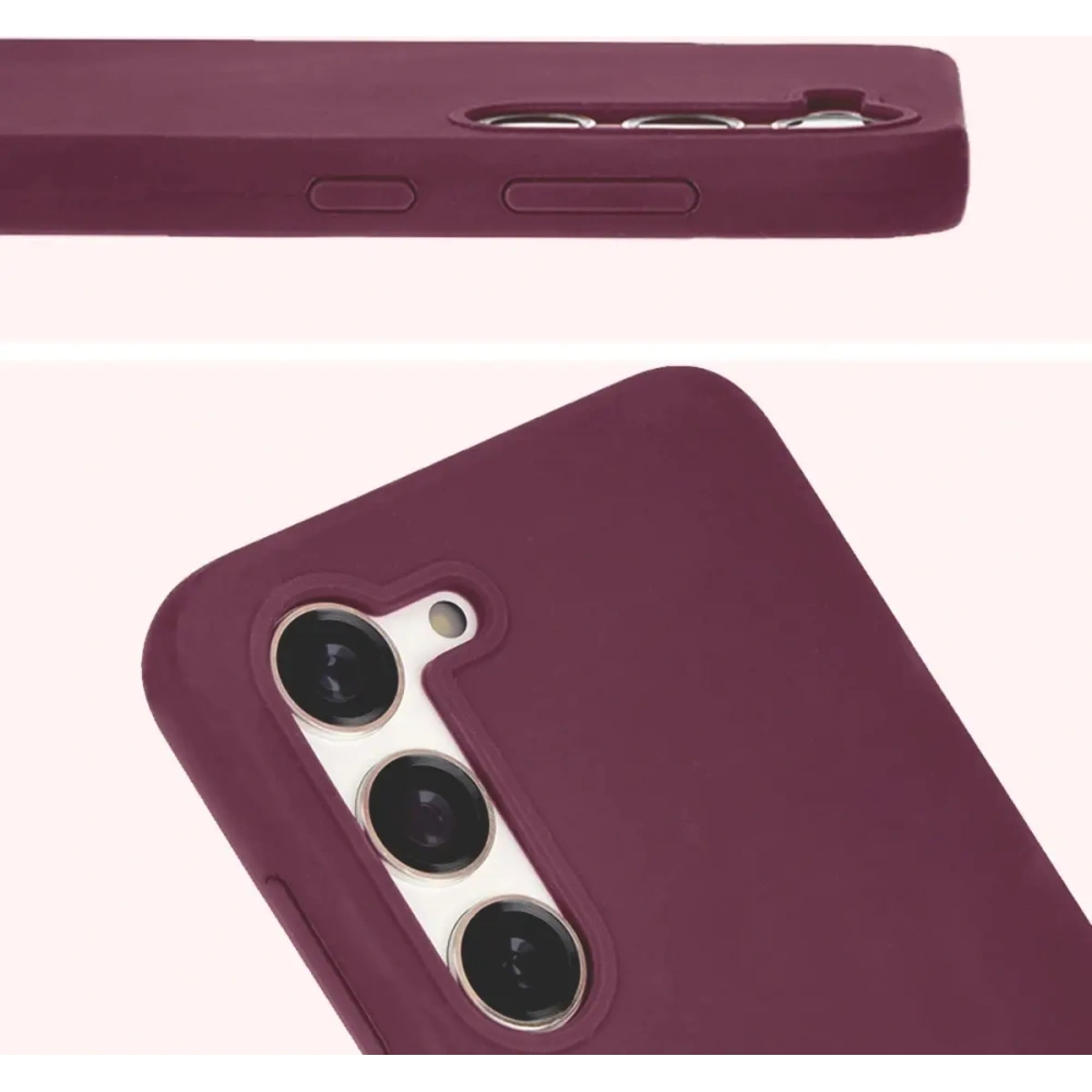 Etui silikonowe Bizon Soft Case do Samsung Galaxy S23 ciemnofioletowe