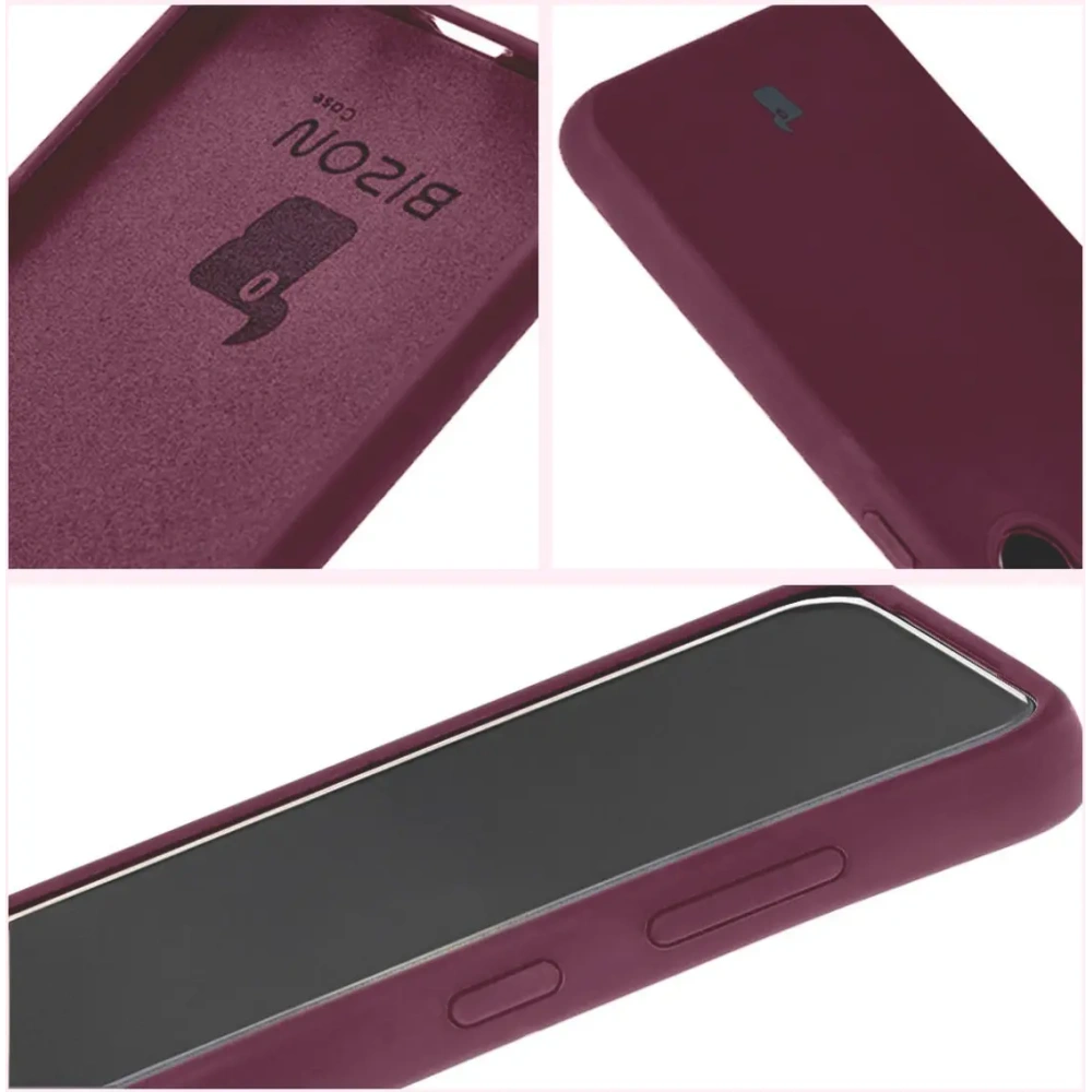 Etui silikonowe Bizon Soft Case do Samsung Galaxy S23 ciemnofioletowe