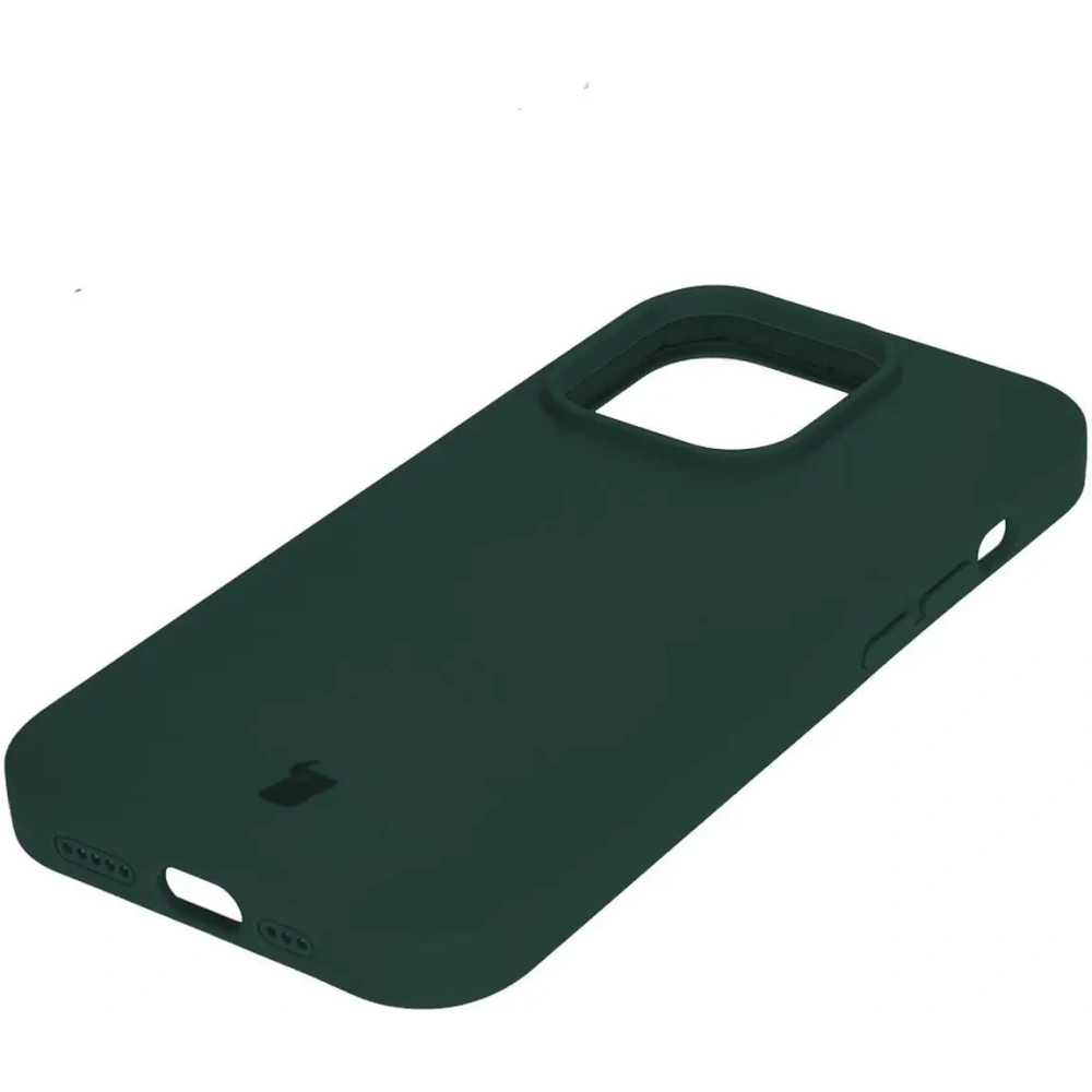 Etui silikonowe do Apple iPhone 14 Pro Bizon Soft Case ciemnozielone