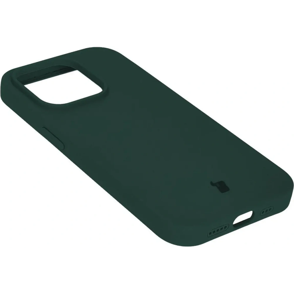 Etui silikonowe do Apple iPhone 14 Pro Bizon Soft Case ciemnozielone
