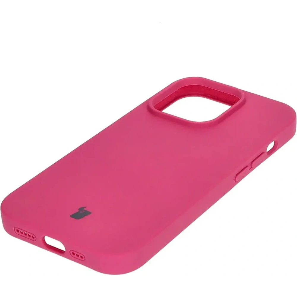 Etui silikonowe do Apple iPhone 14 Pro Bizon Soft Case fuksja