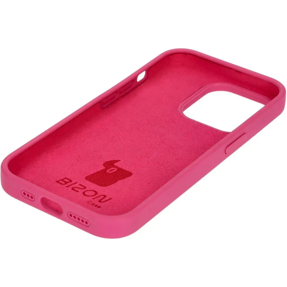 Etui silikonowe do Apple iPhone 14 Pro Bizon Soft Case fuksja