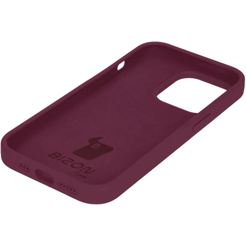 Etui silikonowe do Apple iPhone 14 Pro Bizon Soft Case ciemnofioletowe