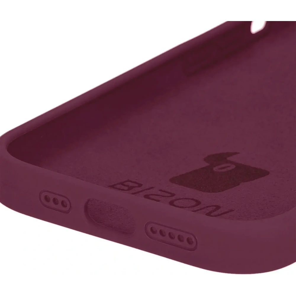 Etui silikonowe do Apple iPhone 14 Pro Bizon Soft Case ciemnofioletowe