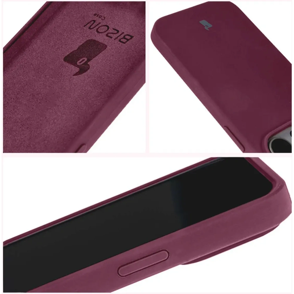 Etui silikonowe do Apple iPhone 14 Pro Bizon Soft Case ciemnofioletowe