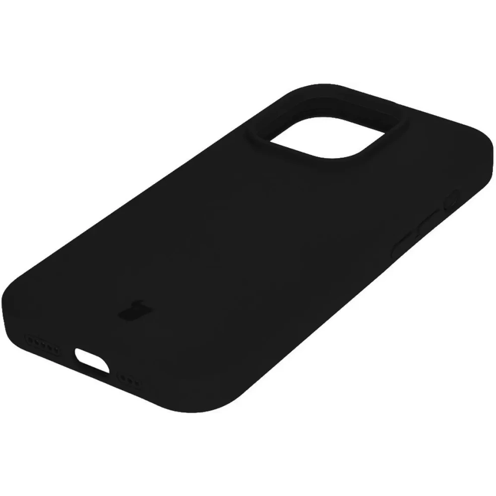 Etui silikonowe do Apple iPhone 15 Pro Bizon Soft Case czarne