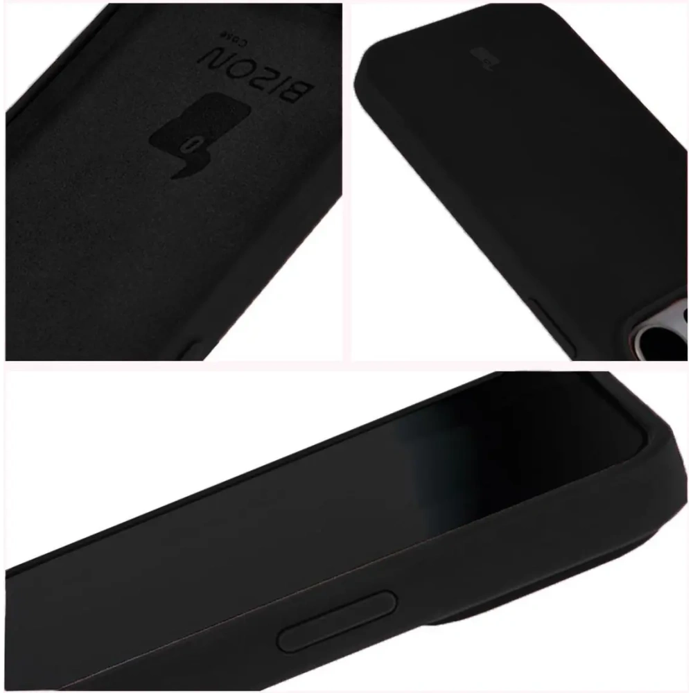 Etui silikonowe do Apple iPhone 15 Pro Bizon Soft Case czarne