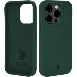 Kup Etui silikonowe do Apple iPhone 15 Pro Bizon Soft Case ciemnozielone - BIZ5324 - {ean13} - Sklep Home Screen