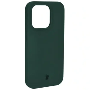 Kup Etui silikonowe do Apple iPhone 15 Pro Bizon Soft Case ciemnozielone - BIZ5324 - {ean13} - Sklep Home Screen