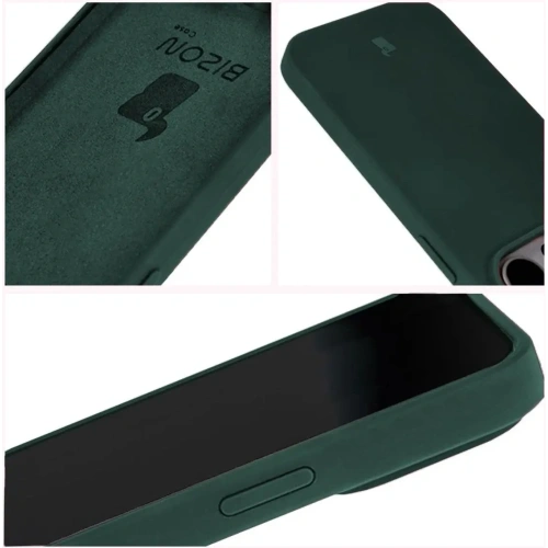 Kup Etui silikonowe do Apple iPhone 15 Pro Bizon Soft Case ciemnozielone - BIZ5324 - {ean13} - Sklep Home Screen