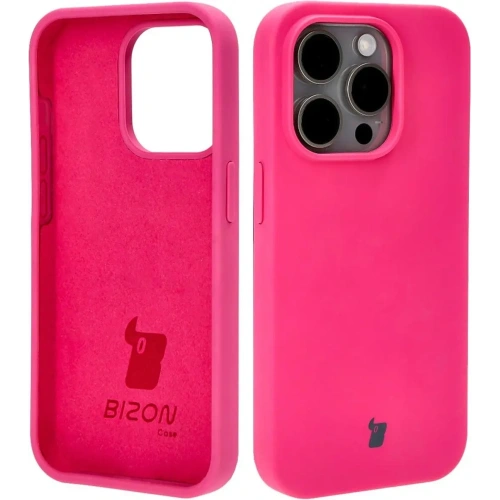 Kup Bizon Soft Case Apple iPhone 15 Pro fucsia - BIZ5325 - {ean13} - Sklep Home Screen