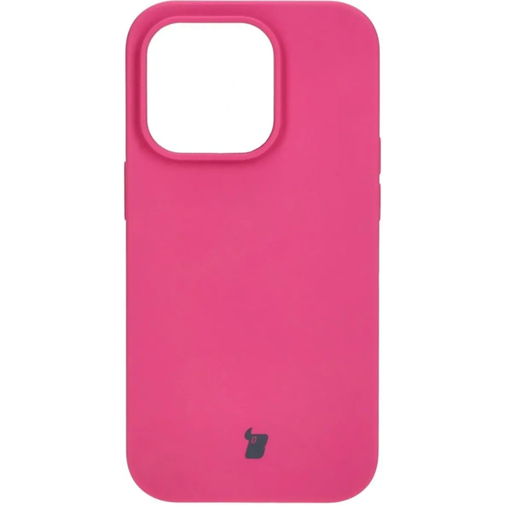Etui silikonowe do Apple iPhone 15 Pro Bizon Soft Case fuksja