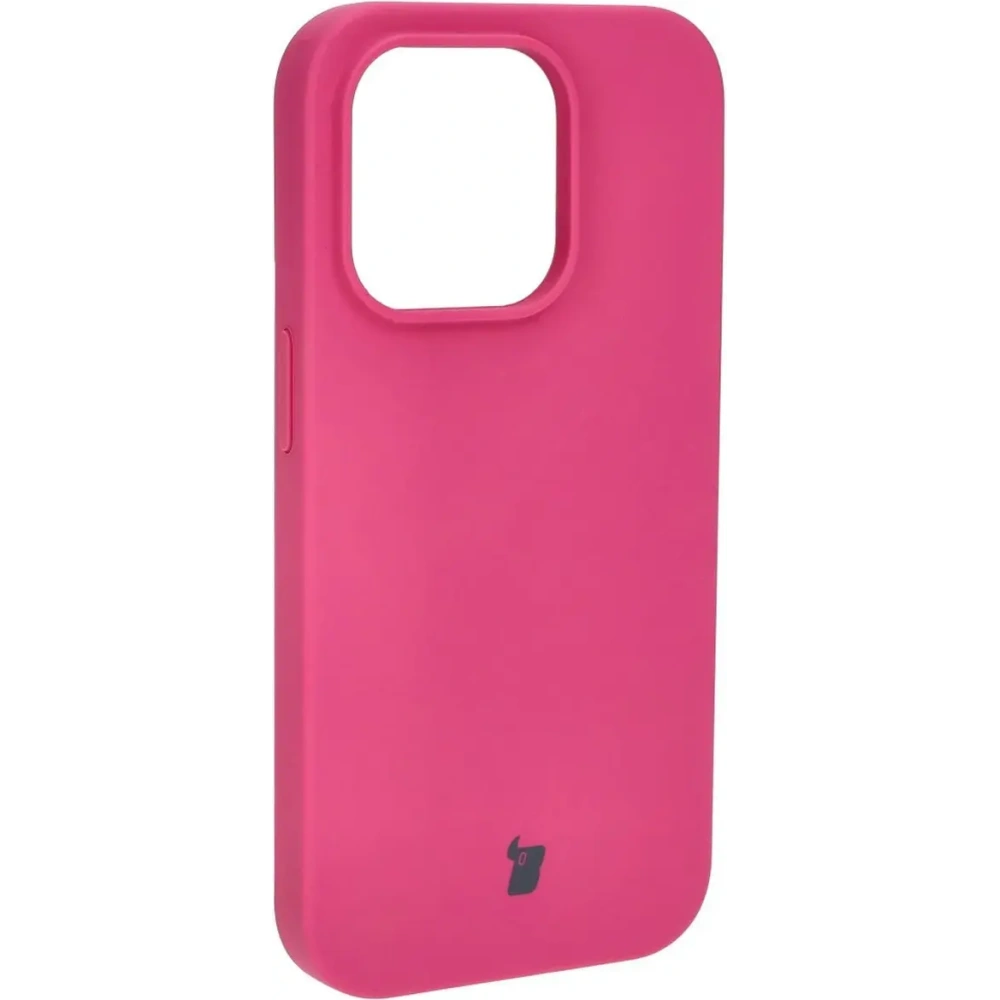 Etui silikonowe do Apple iPhone 15 Pro Bizon Soft Case fuksja