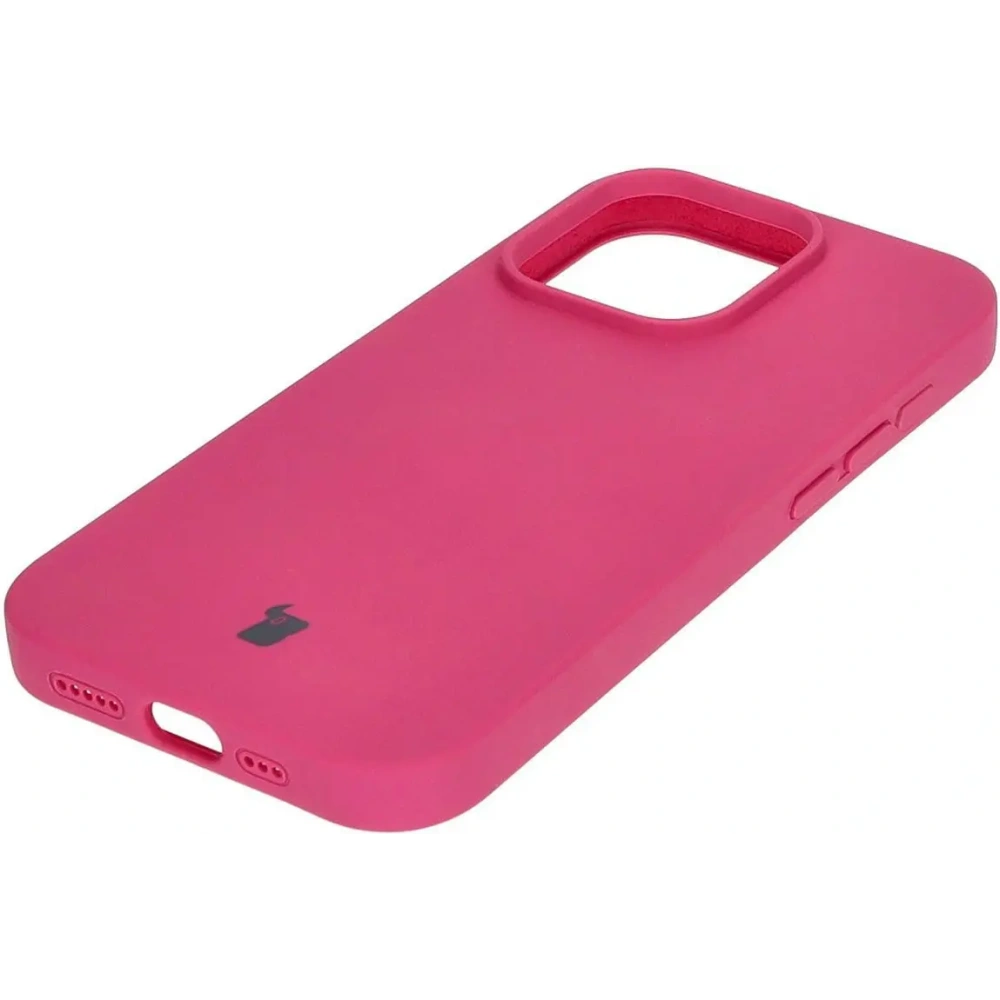 Etui silikonowe do Apple iPhone 15 Pro Bizon Soft Case fuksja