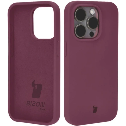 Kup Bizon Soft Case Apple iPhone 15 Pro dunkel lila - BIZ5326 - {ean13} - Sklep Home Screen