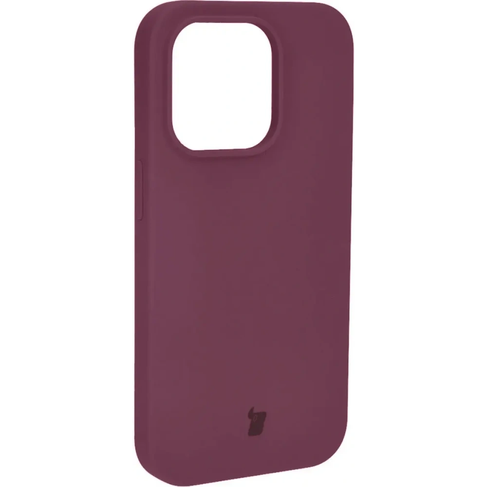 Etui silikonowe do Apple iPhone 15 Pro Bizon Soft Case ciemnofioletowe