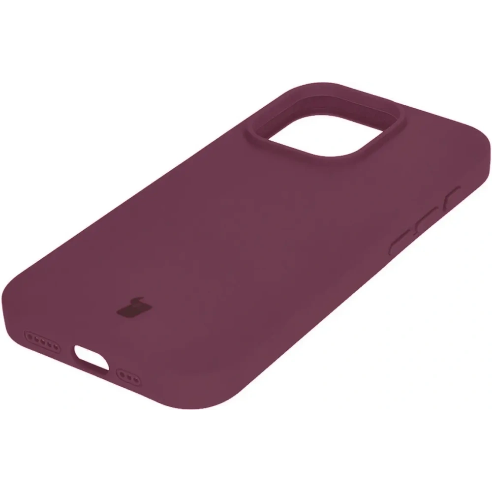 Etui silikonowe do Apple iPhone 15 Pro Bizon Soft Case ciemnofioletowe