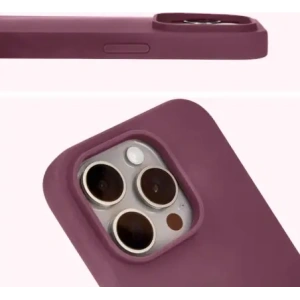 Kup Etui silikonowe do Apple iPhone 15 Pro Bizon Soft Case ciemnofioletowe - BIZ5326 - {ean13} - Sklep Home Screen