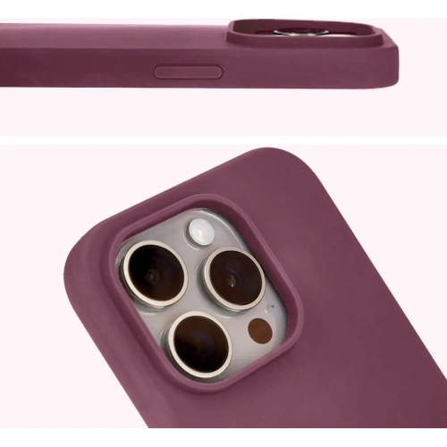Kup Bizon Soft Case Apple iPhone 15 Pro dunkel lila - BIZ5326 - {ean13} - Sklep Home Screen