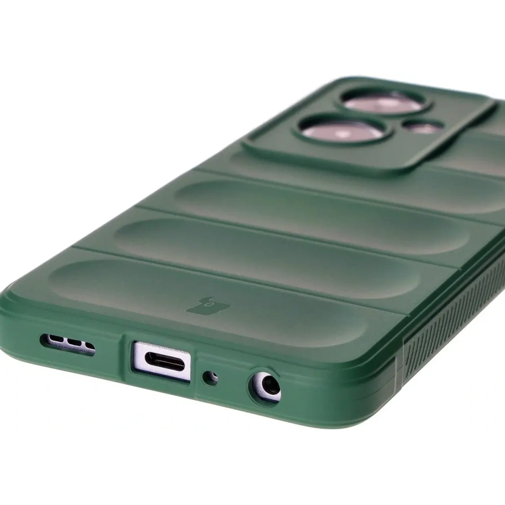 Pancerne etui Bizon Case Tur do Oppo A79 5G ciemnozielone