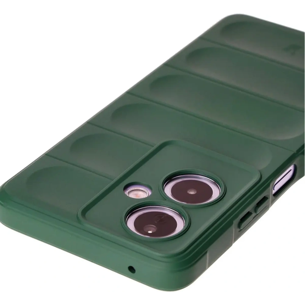 Pancerne etui Bizon Case Tur do Oppo A79 5G ciemnozielone