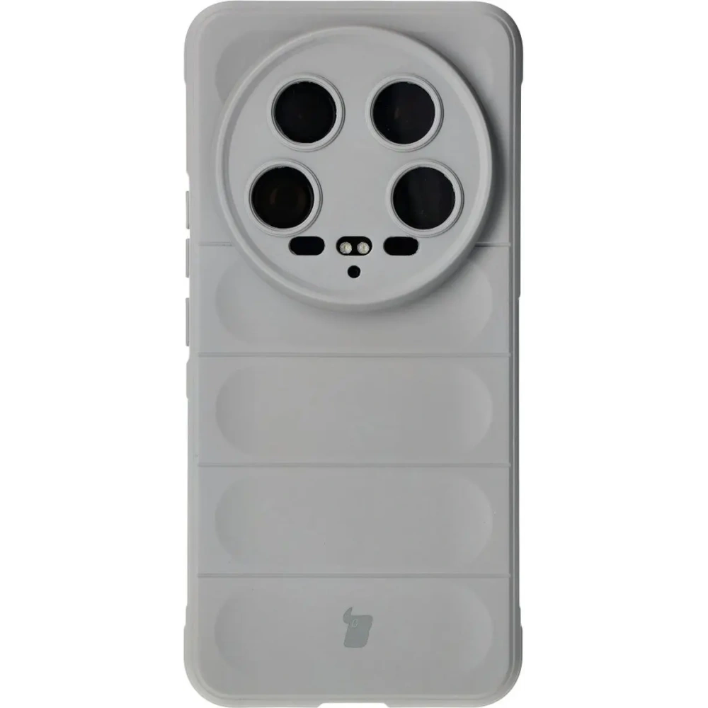 Pancerne etui Bizon Case Tur do Xiaomi 14 Ultra jasnoszare