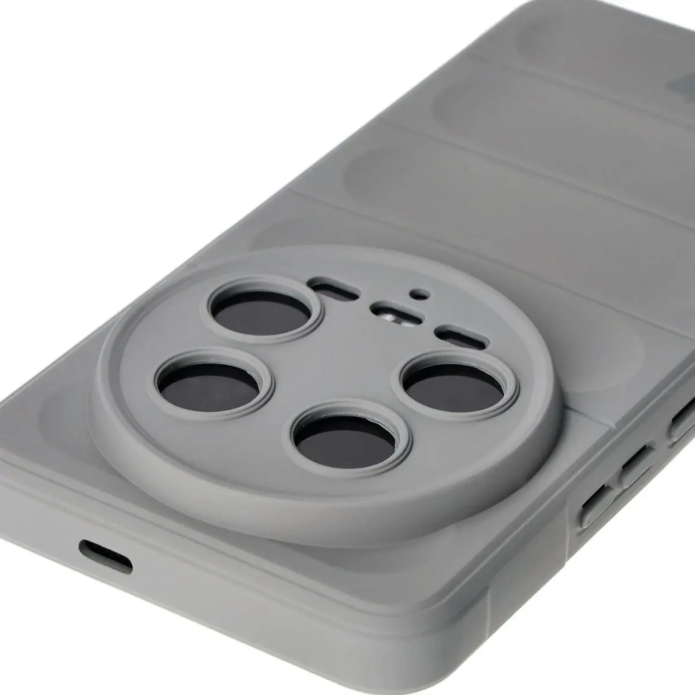 Pancerne etui Bizon Case Tur do Xiaomi 14 Ultra jasnoszare