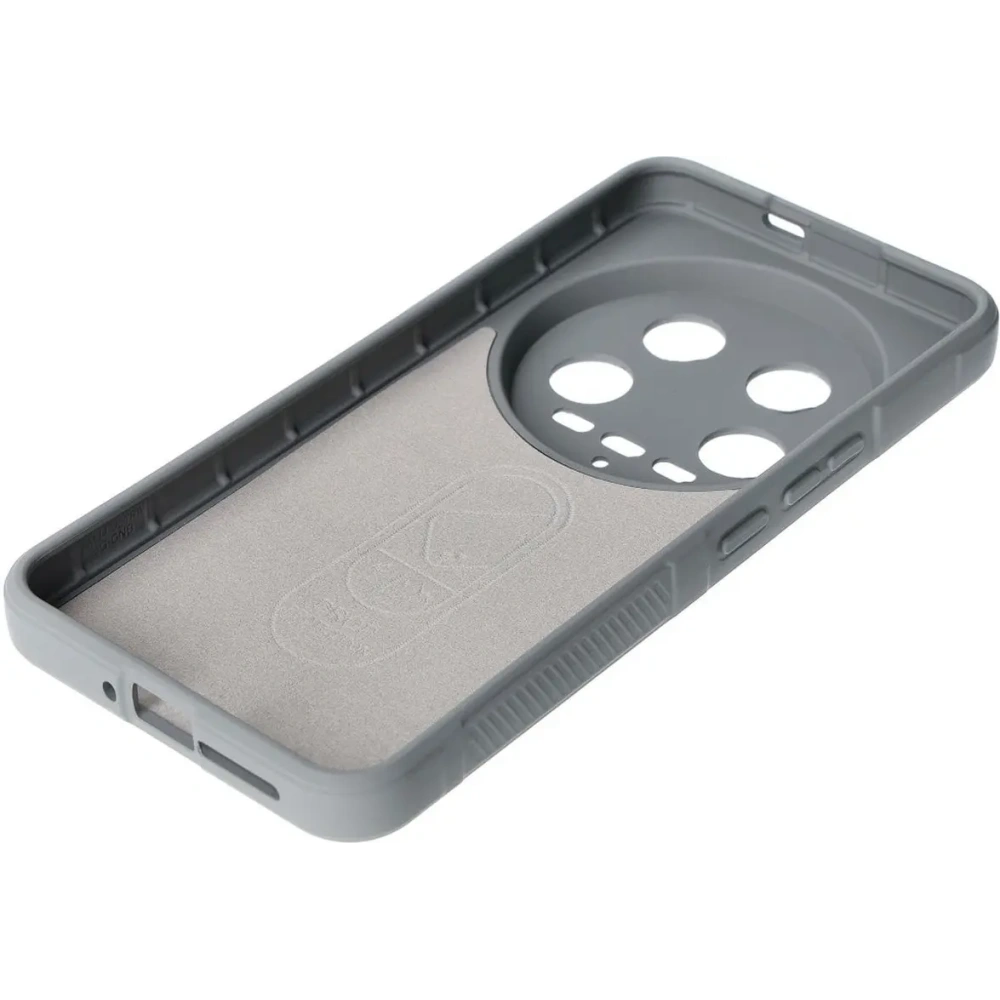 Pancerne etui Bizon Case Tur do Xiaomi 14 Ultra jasnoszare