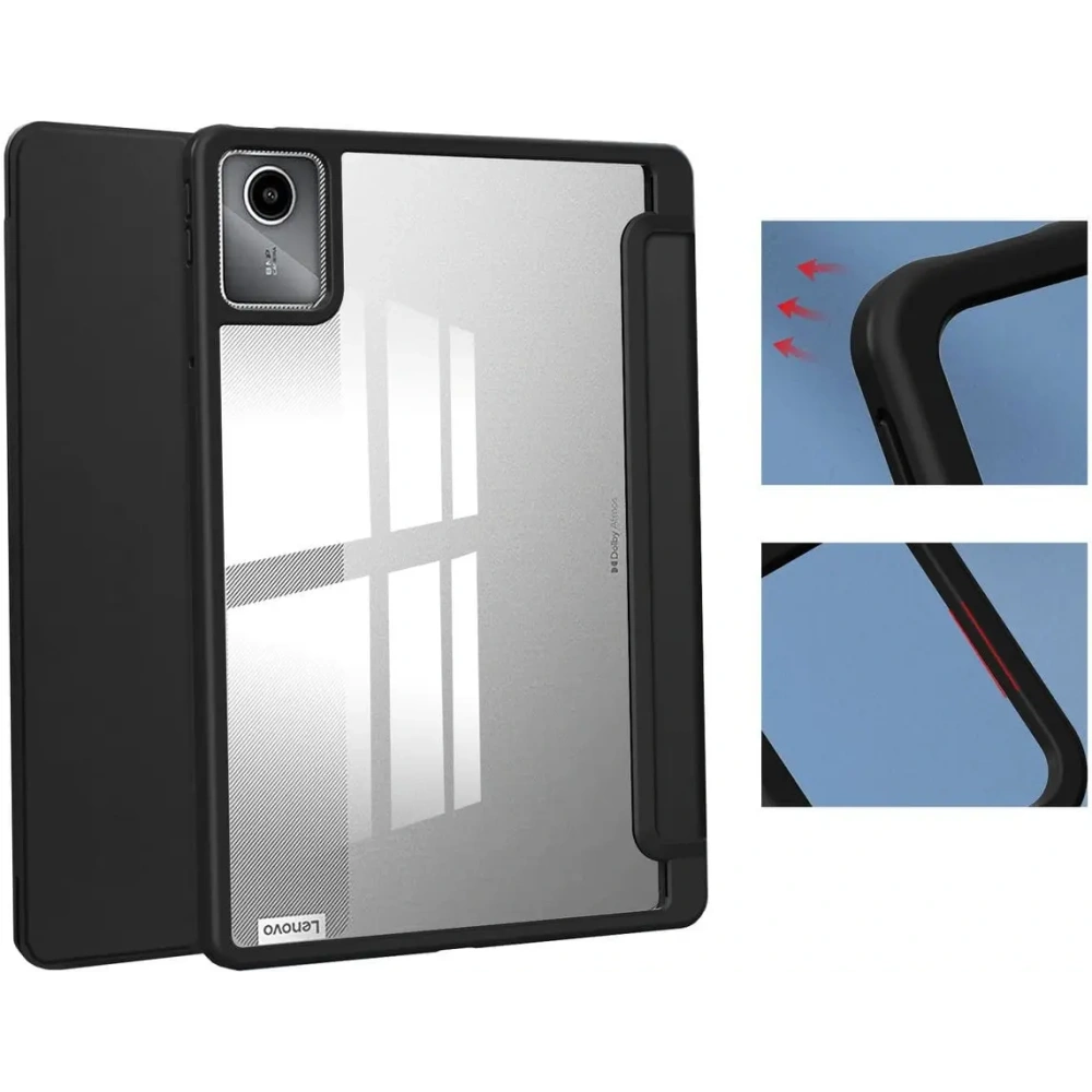 Etui Bizon Case Tab Clear Matt do Lenovo Tab M11 1 gen. czarne