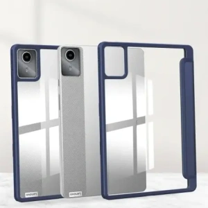 Etui Bizon Case Tab Clear Matt do Lenovo Tab M11 1 gen. granatowe