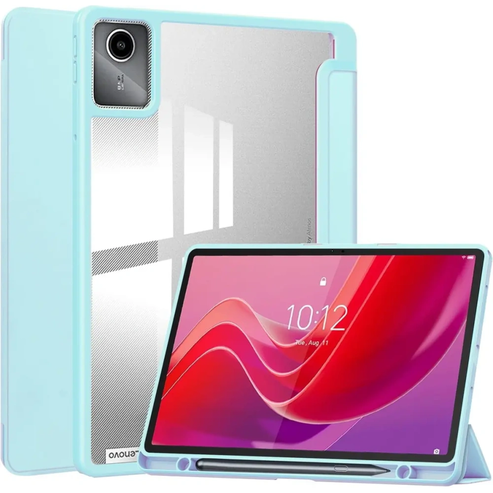 Etui Bizon Case Tab Clear Matt do Lenovo Tab M11 1 gen. błękitne