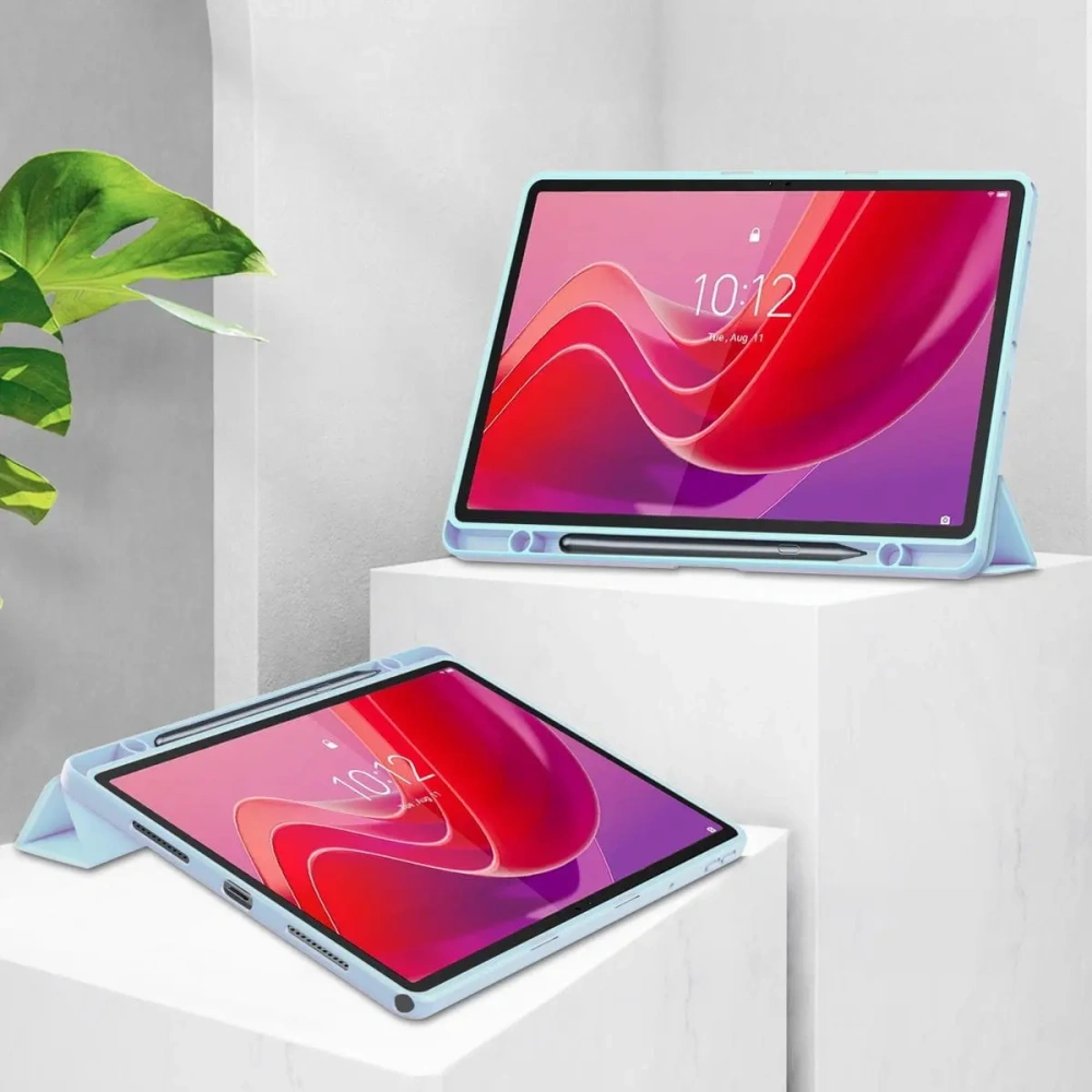 Etui Bizon Case Tab Clear Matt do Lenovo Tab M11 1 gen. błękitne