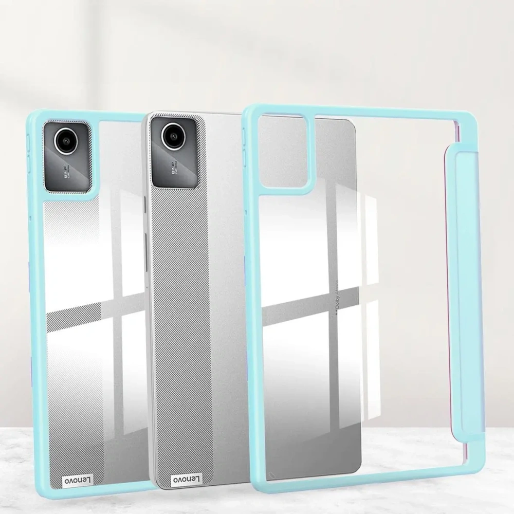 Etui Bizon Case Tab Clear Matt do Lenovo Tab M11 1 gen. błękitne