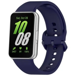 Kup Ceas cu curea din silicon Bizon Samsung Galaxy Fit 3 albastru închis - BIZ4770 - {ean13} - Sklep Home Screen