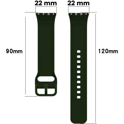 Kup Pasek Bizon Strap Watch Silicone do Samsung Galaxy Fit 3 tmavě zelený - BIZ5342 - {ean13} - Sklep Home Screen