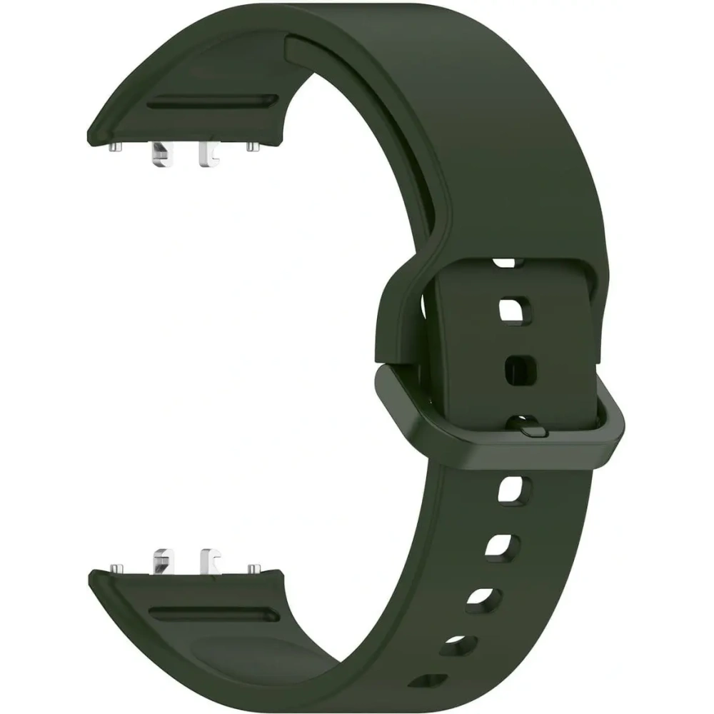Pasek Bizon Strap Watch Silicone do Samsung Galaxy Fit 3 ciemnozielony